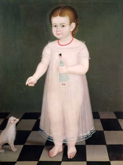 Jeune fille avec une poupée, 1838 - José María Estrada